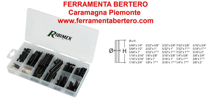 RIBIMEX Set 120 copiglie spine elastiche PRGOU120ELA